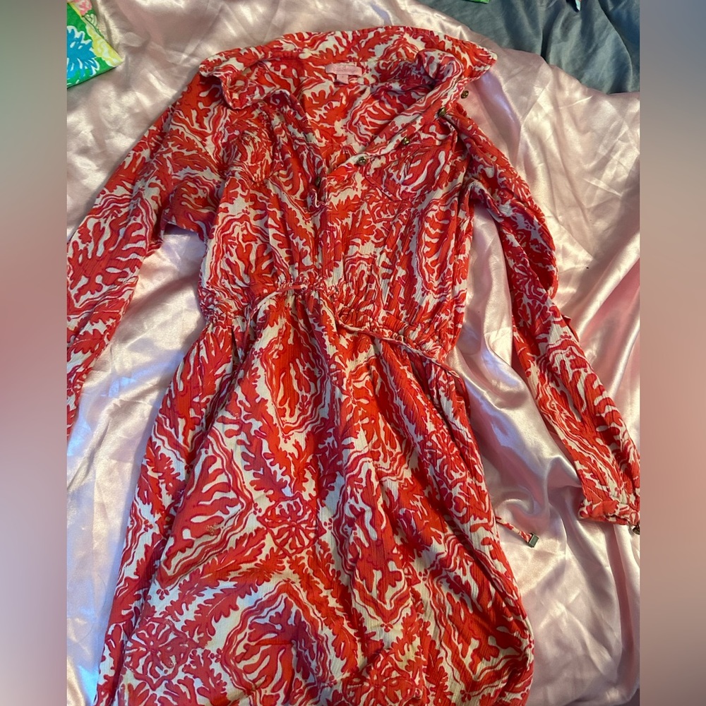 Lily Pulitzer dress island coral reef madness print